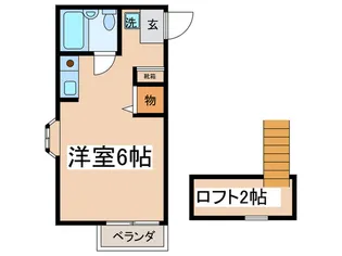 アルファコスモス【2階】の間取り