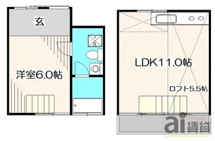 東京都小平市鈴木町2【アパート】の間取り