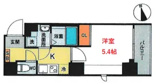 アスカレジデンス戸越銀座【3階】の間取り