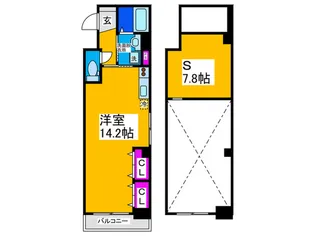 パークナードフィットなかもず【10階】の間取り