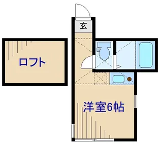 ユナイト菊名メグライオン【2階】の間取り