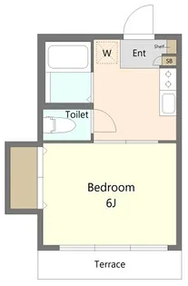 ビバーチェ和泉【1階】の間取り