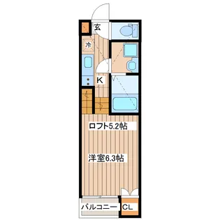 スターチス【2階】の間取り