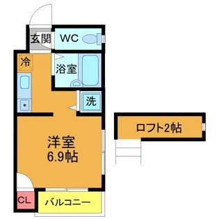 ピレウス【1階】の間取り