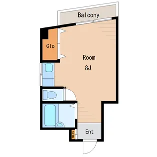 ハイツ栄【4階】の間取り