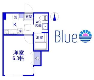 Hakusui星川【1階】の間取り