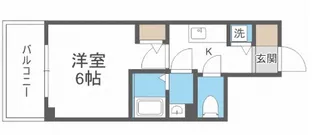 エスリードレジデンス大阪本町【5階】の間取り