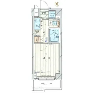 ルーブル蒲田八番館【3階】の間取り
