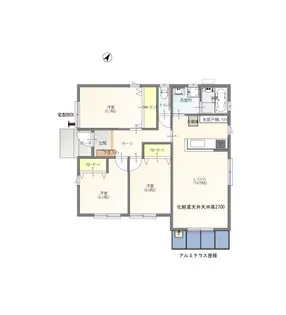 静岡県沼津市岡宮【一戸建】の間取り