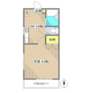 フォレストブライト【1階】の間取り