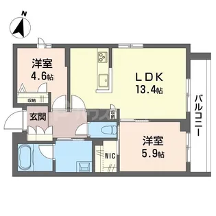 セレスティア【3階】の間取り