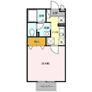 都南ハイツ【2階】の間取り