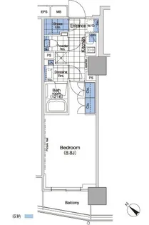 東京都港区赤坂2【マンション】の間取り