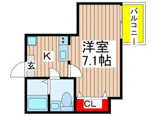 Hakusui津田沼【1階】の間取り