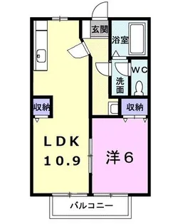 サクラハイツ【2階】の間取り