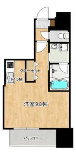 シャイニング上荒田【3階】の間取り