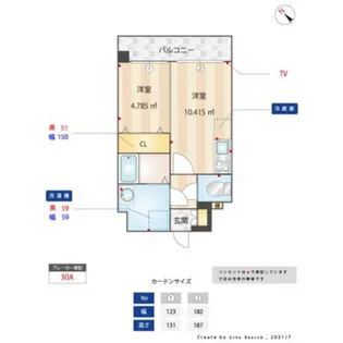 福岡県福岡市博多区堅粕3【マンション】の間取り