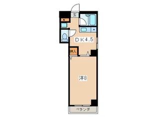 第2ライフ山手【2階】の間取り