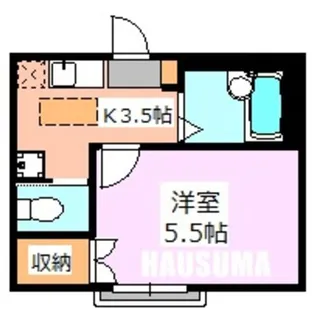 リジエール【1階】の間取り