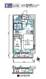リヴシティ初台【8階】の間取り