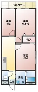 フロールビル【6階】の間取り