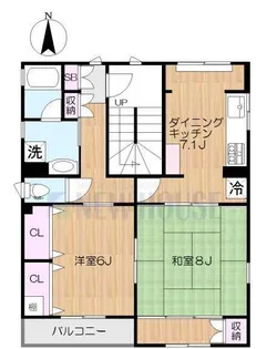 榎町プレイス【1階】の間取り