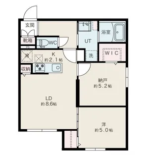 アルファスクエア平岸EAST【2階】の間取り