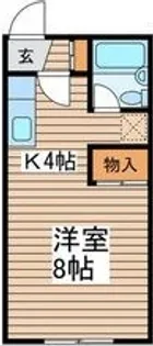 コーポ三浦【2階】の間取り