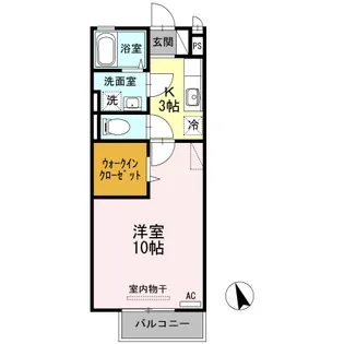 リヴェール E【1階】の間取り