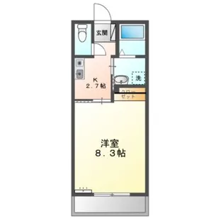 カーサオネスト金岡【2階】の間取り