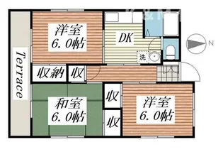 クレストコートアゼリアII【1階】の間取り