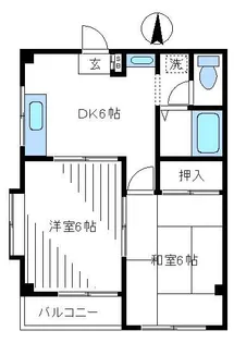 サン新井第二ビル【3階】の間取り