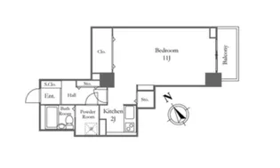 リバーシティ21新川【18階】の間取り