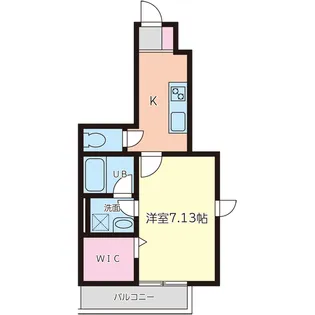 バーン上杉II【1階】の間取り