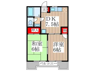 ハイムビアンカ【1階】の間取り