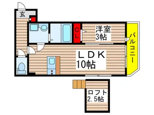 ブル-リッジII.【3階】の間取り