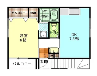 ドゥマン【2階】の間取り