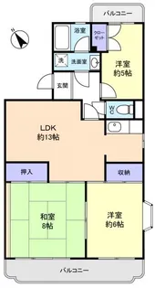 エントピア勝田台【2階】の間取り