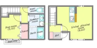 アンビシオン北四番丁【1階】の間取り