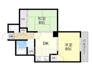 吉川ハイツ【2階】の間取り