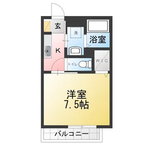 ソレジオ東畑【1階】の間取り