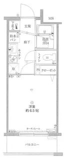 リクレイシア・コルテ川崎元木【10階】の間取り