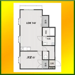 メゾンピレネ【2階】の間取り