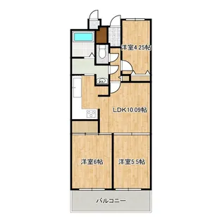 セザール岡南【7階】の間取り