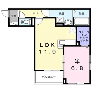 レジデンス 藤ケ森【1階】の間取り