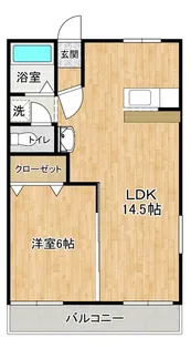 ヴェイル松代A・B【1階】の間取り