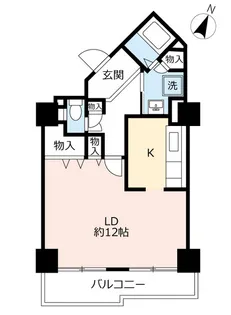 UR白鳥パークハイツ大宝【9階】の間取り
