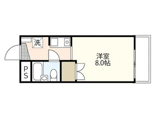今村エステートマンションII【4階】の間取り