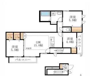 へーベルメゾン平井の間取り