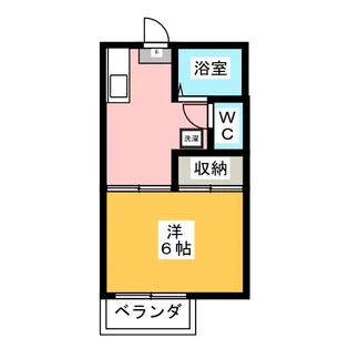 聚楽ハイツ【2階】の間取り